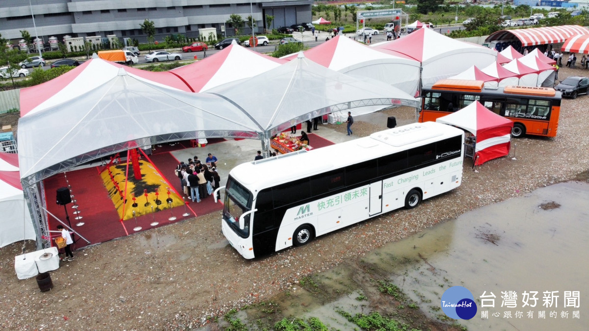 全亞洲最大！成運二林電動巴士園區動土。圖／彰化縣議會提供