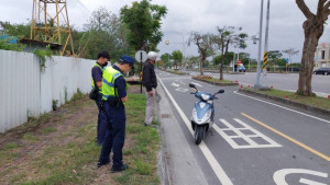 自行車專用道禁行汽機車　臺東警加強執法維護交通安全