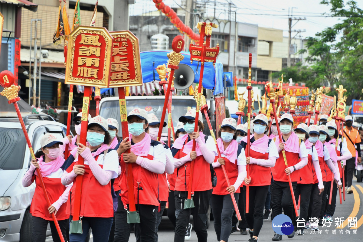 社頭枋橋頭七十二庄迓媽祖起駕。圖／彰化縣政府提供