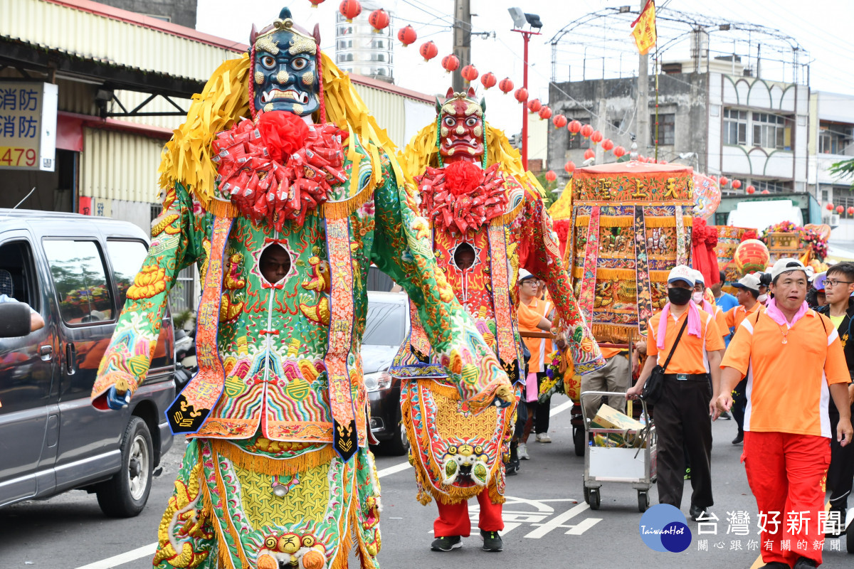 社頭枋橋頭七十二庄迓媽祖起駕。圖／彰化縣政府提供