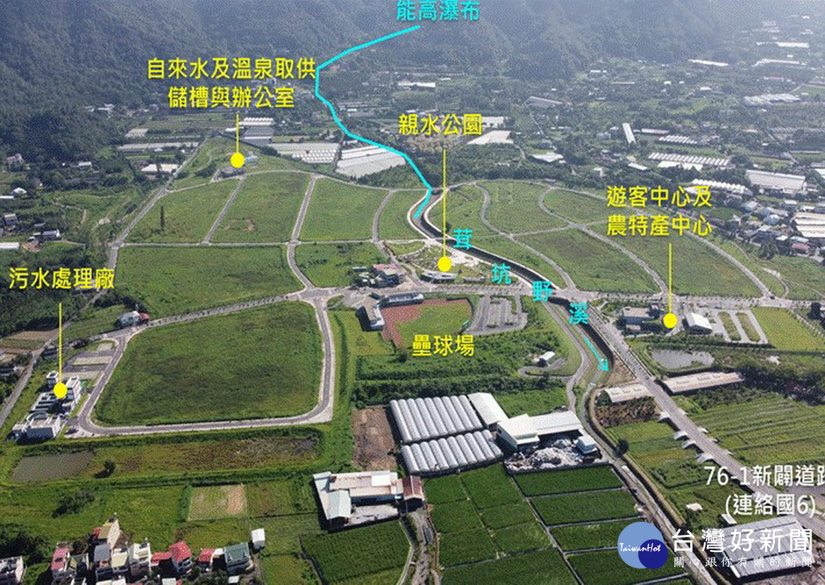 議員關心福興溫泉區至今尚無廠商動工興建。(縣府提供)