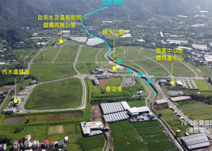 議員關心福興溫泉區至今尚無廠商動工興建。（縣府提供）