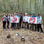 山友希望大家一起保護山林，禁用捕獸鋏／嘉義縣家畜疾病防治所提供