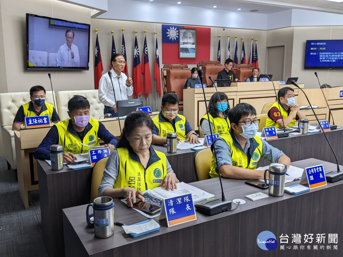 林世賢市長在市民代表會致詞表示，其實之前已跟縣府民政處賴處長，也就是火葬場的主管單位。圖／彰化市公所提供