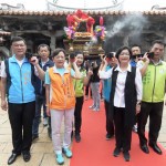 「龍王祭」龍王尊神起駕，縣長王惠美宣告鹿港慶端陽系列活動正式啟動。圖／記者鄧富珍攝