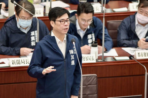 ▲針對改善北高雄科學園區交通計畫，陳其邁表示會聯繫中央調整匝道規劃，實現車流適度分流。（圖／記者 許高祥 翻攝）