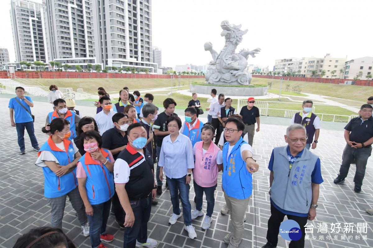 關心改善員林地區淹水情形　龍燈公園「蛻變」多功能滯洪公園即將完工