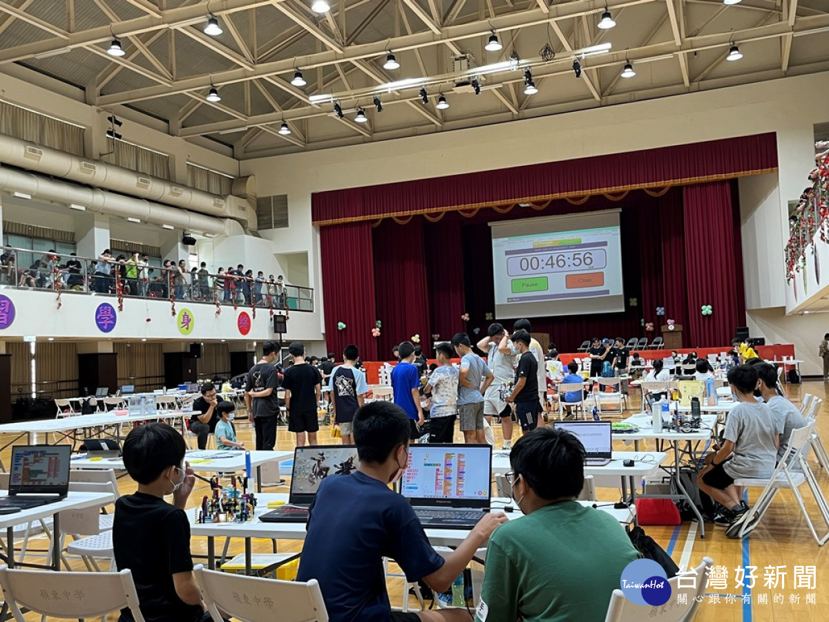 2023WRO奧林匹亞智能機器人聯盟賽在嶺東高中登場　切磋科技長才