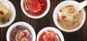 5種風味凍乾水果銀耳羹沖泡飲，滿足消費者多種口味選擇。