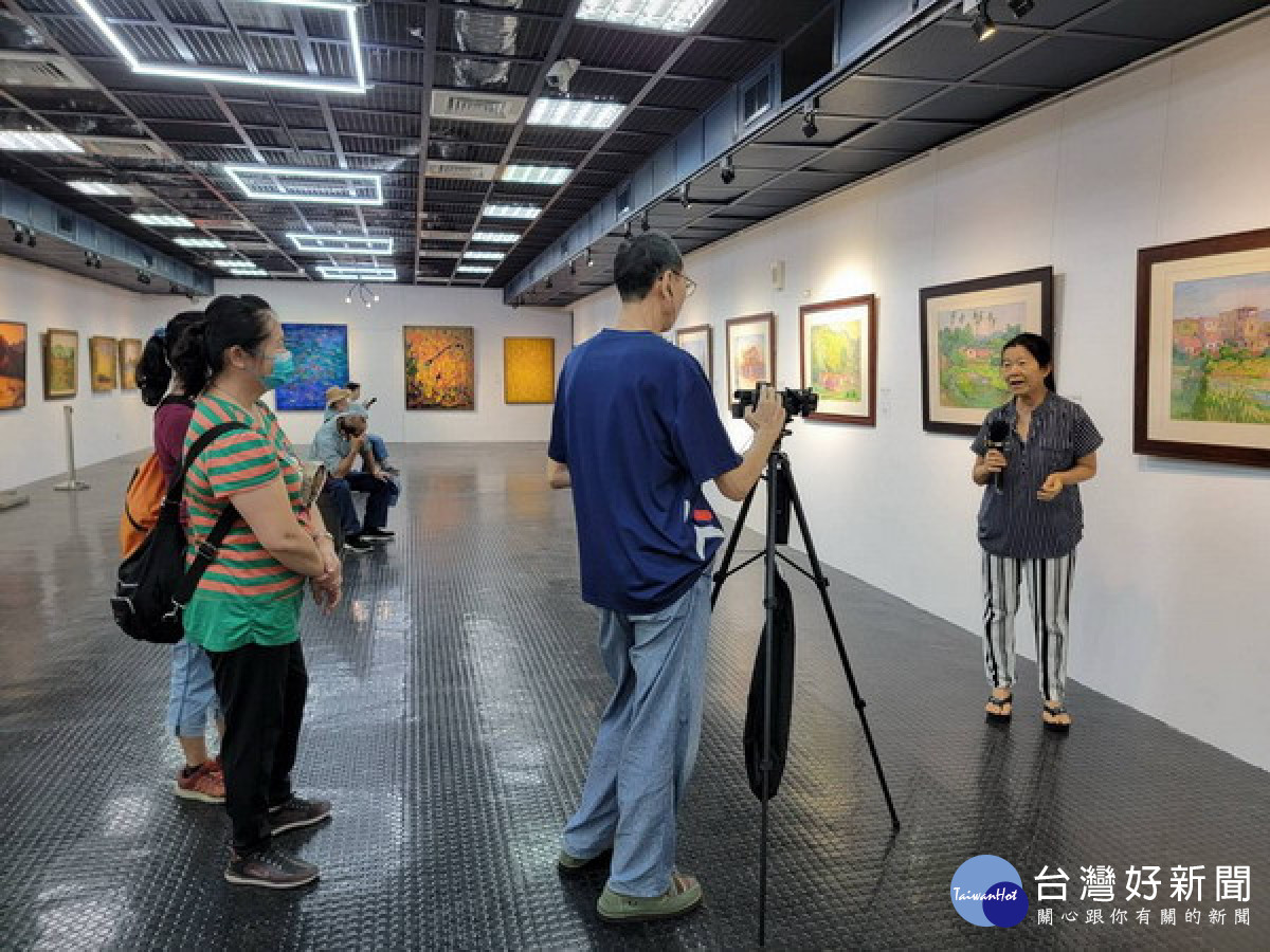 跟著畫作去旅行　美濃客家文物館展出黃淑蓮畫作