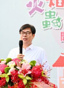 ▲陳其邁出席兒園誕生儀式，展現對客語文化傳承的重視和支持。