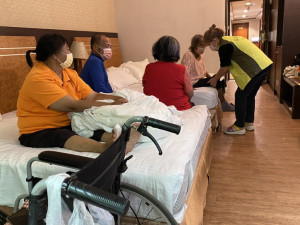 ▲因應杜蘇芮來襲，高市社會局啟動山區異地收容安置。