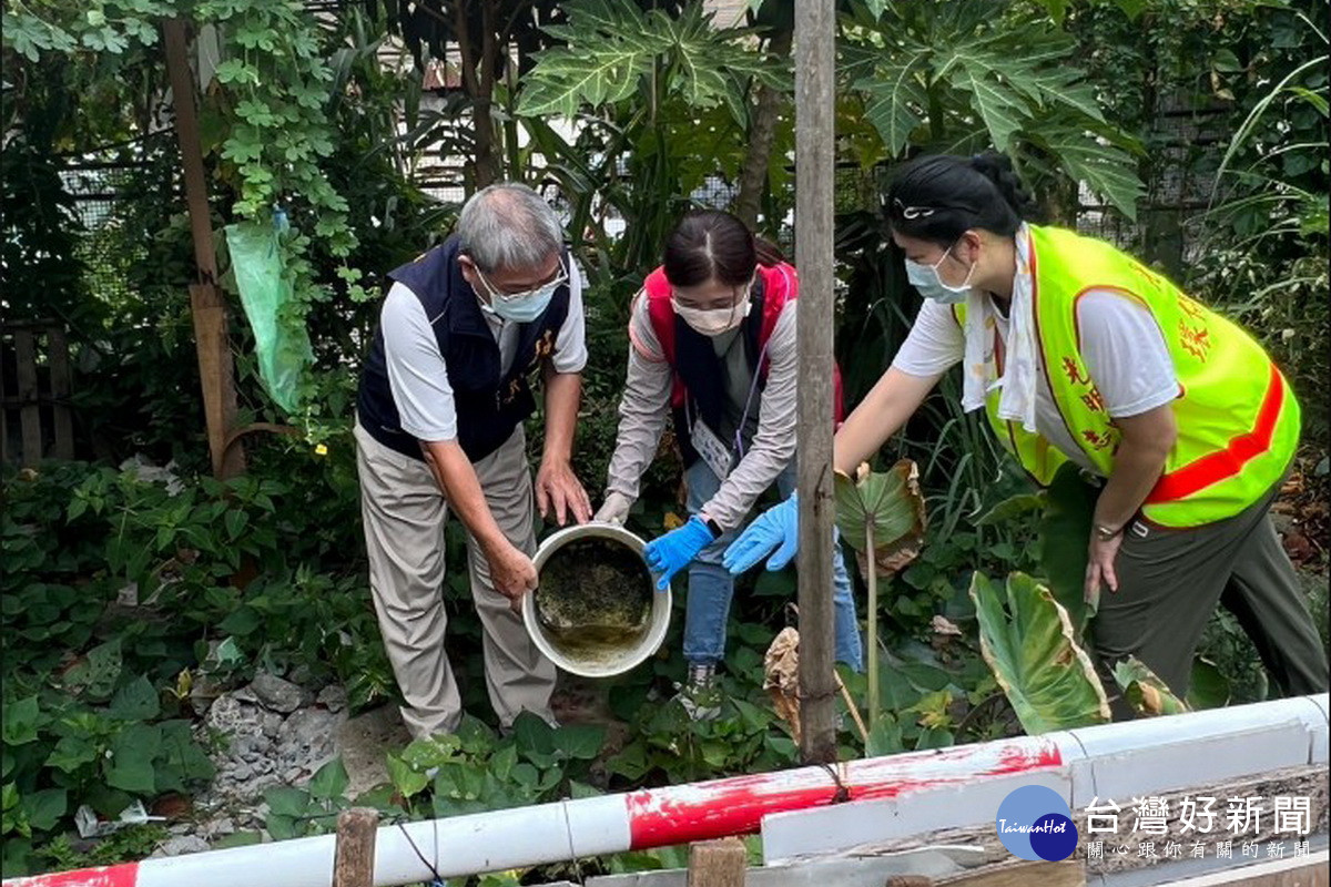 遠離登革熱威脅，桃園市政府衛生局呼籲颱風過後加強環境整頓。