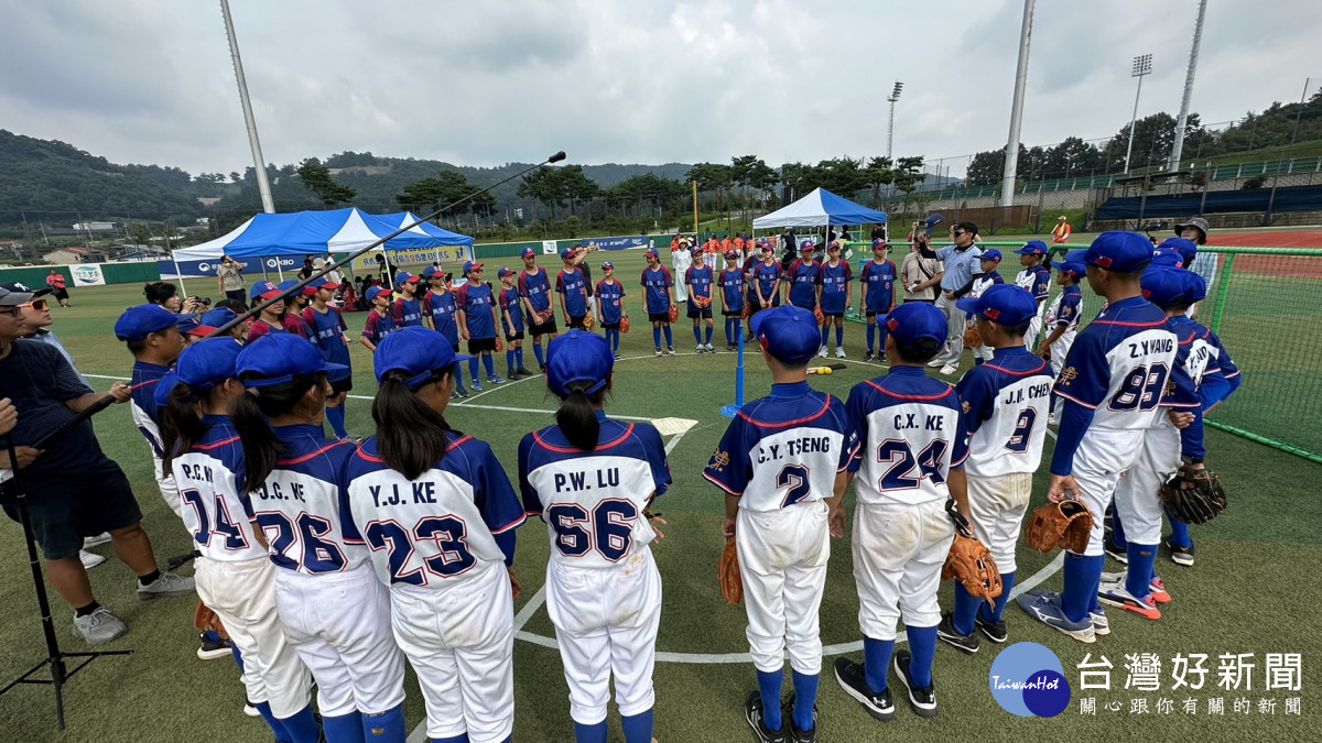 伸東國小樂樂棒球隊勇奪2023亞洲盃Teeball錦標賽冠軍。圖／彰化縣政府提供