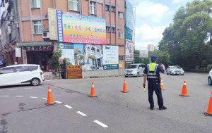 大溪普濟堂遶境，警方實施交通疏導措施。