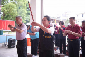 火德星君聖誕千秋祭祀　徐榛蔚敬拜祈福護祐縣民平安