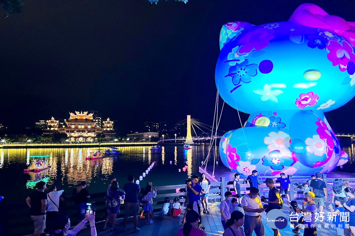 2023世界客家博覽會龍潭展區「Hello Kitty來作客」吸睛度破表。