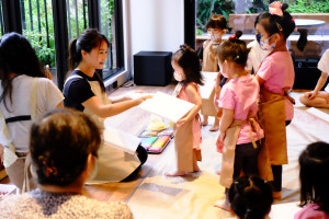 陸府生活美學教育基金會為社區住戶的孩子們舉辦各式有趣的互動活動。陸府建設提供
