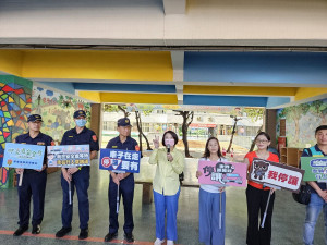 交通安全月開跑　周春米推動友善校園