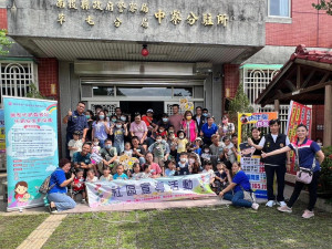 跨局處單位辦社區宣導。（草屯分局提供）