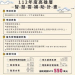 ▲112年度高雄厝智慧雲補助計畫。