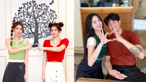 網紅接力趣味變裝，力推新網路世代選擇遠傳電信。（圖／IG_ yuamin9yu_k (左)、IG_ hsinleeq (右)）