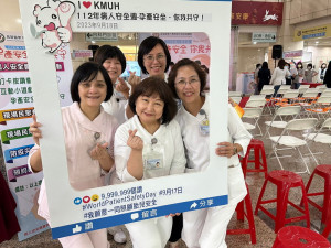 ▲高醫舉辦「病人安全週」宣誓以及為期一週的響應活動。