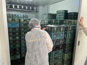台中市政府食品藥物安全處人員查核雞蛋（圖／資料照片，圖源：台中市府提供）