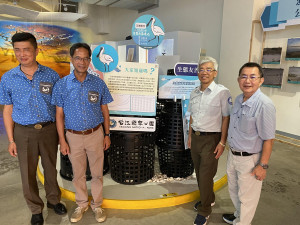 榮獲黑琵牌商標及濕地標章雙重授權使用的漁民出席盛會