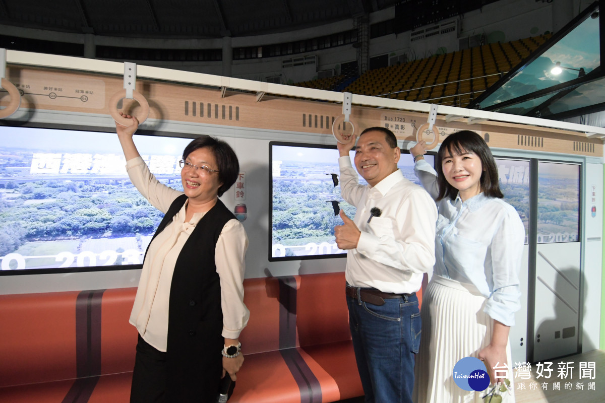 新北、彰化城市交流，侯友宜參訪彰化建縣300博覽會主題館。圖／記者鄧富珍攝