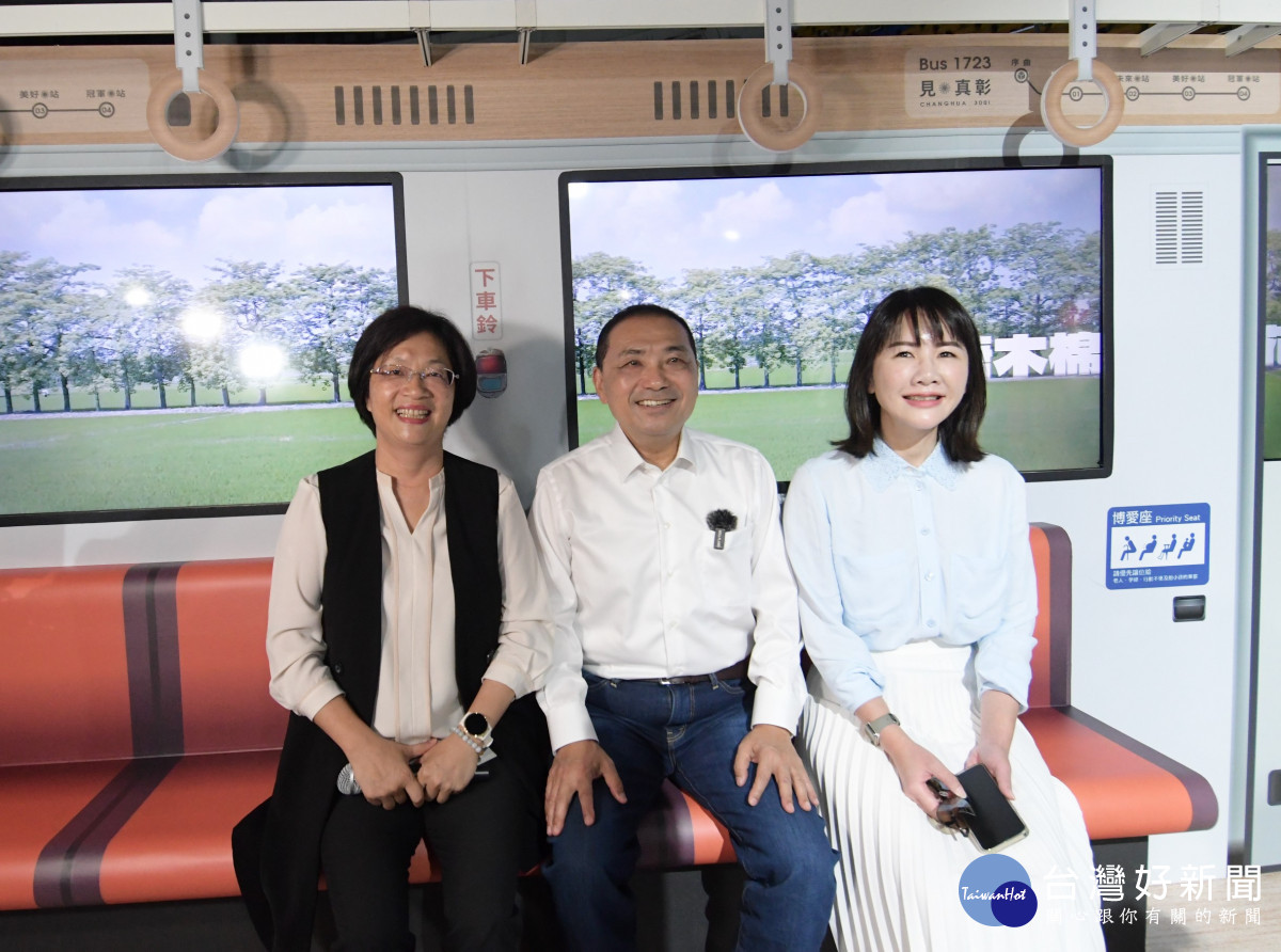 新北、彰化城市交流，侯友宜參訪彰化建縣300博覽會主題館。圖／記者鄧富珍攝
