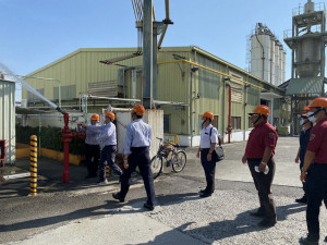 ▲鑒於屏東火災爆炸事件，高市府跨局處針對工業區及產業園區工廠啟動聯合稽查。