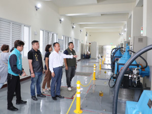 嘉義縣長翁章梁視察抽水站防汛整備情形／陳致愷翻攝