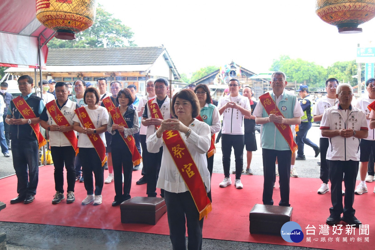 嘉義市代天巡府福安舘『福安王爺祭徒步心香路』活動今(7)日早上舉行啟香大典／陳致愷翻攝