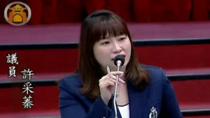 ▲高雄市議員許采蓁建議增加朝10晚9配合服務業的新型態公托。（圖／記者 許高祥 翻攝）
