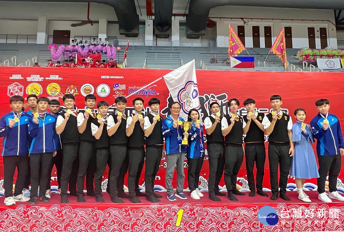 壽山巖國體舞龍隊參加第六屆亞洲龍獅錦標賽 在馬來西亞獲三項金牌