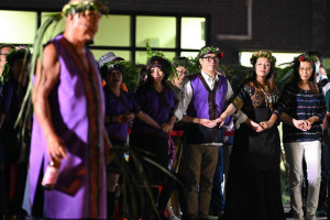 ▲陳其邁三度參與小林夜祭，祈求太祖保佑國泰民安、風調雨順。