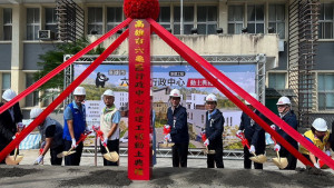 ▲陳其邁市長出席「六龜區行政中心新建工程」動土典禮。