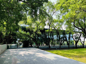 屏東總圖全台唯一園區式的森林圖書館。（圖／屏東縣屏東市公所）