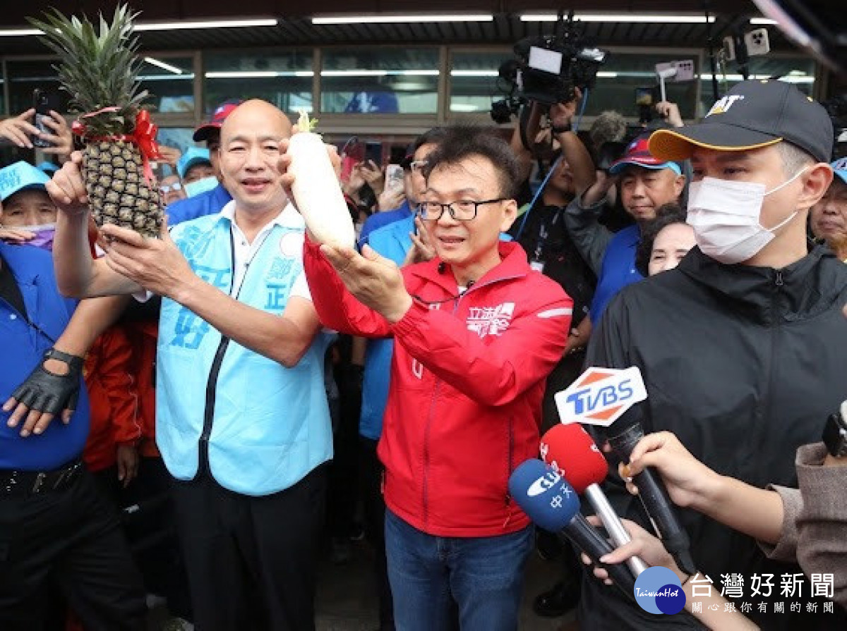 韓國瑜希望大家集中力量支持鄭正鈐