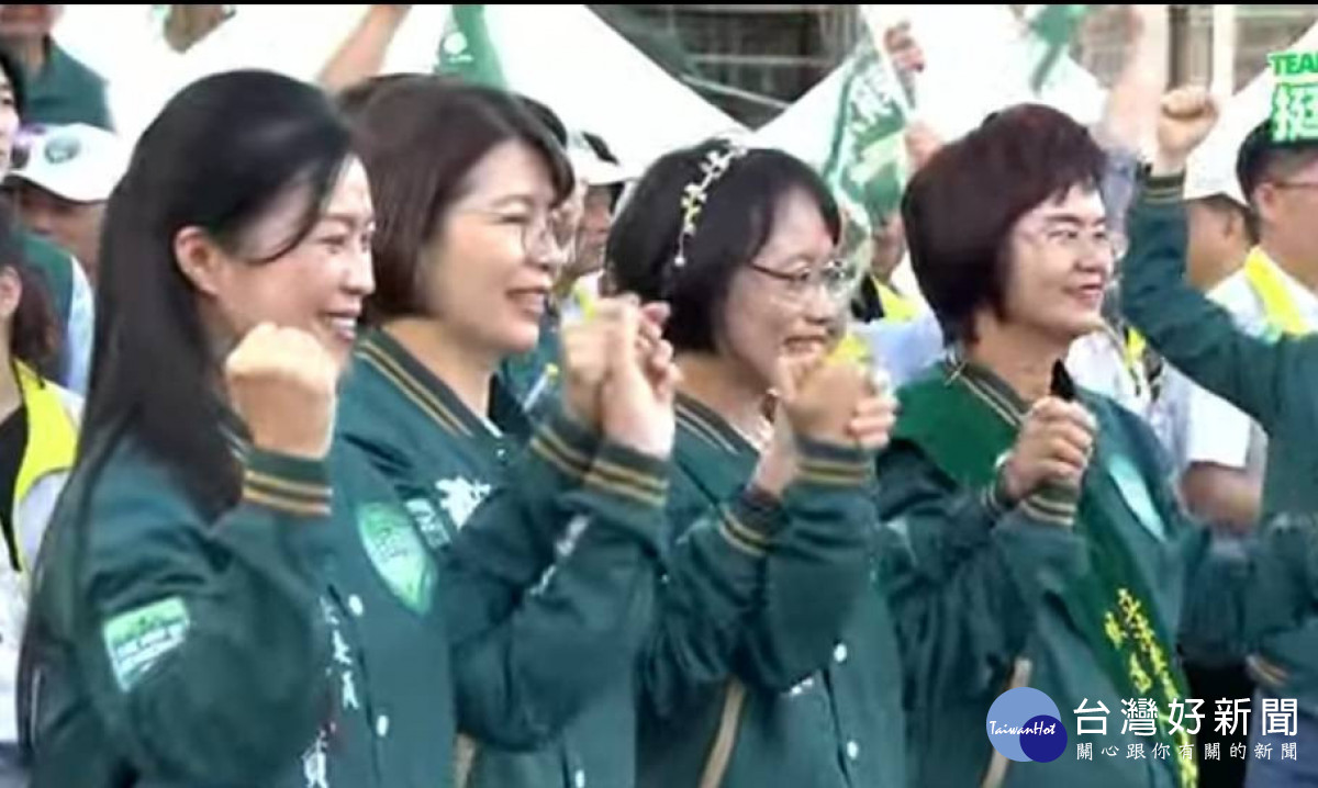 賴清德黃秀芳聯合競總成立五千人相挺，賴清德：挺女力戰對讓彰化被世界看見。圖／記者鄧富珍攝