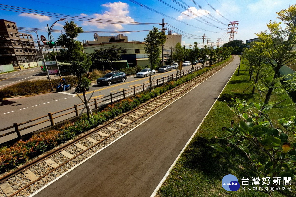 臺鐵林口線路廊活化工程(第四期)。