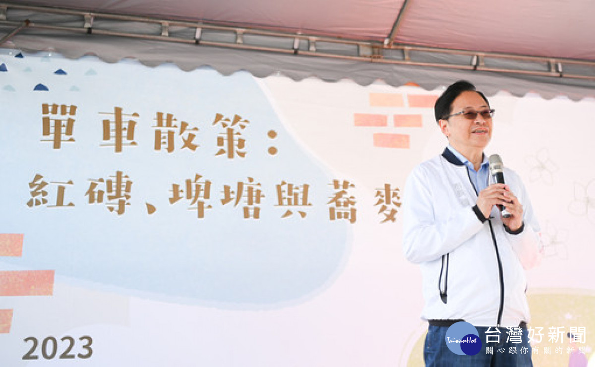 張市長致詞表示，市府與農會將持續推廣大園蕎麥，打造桃園農產品特色。