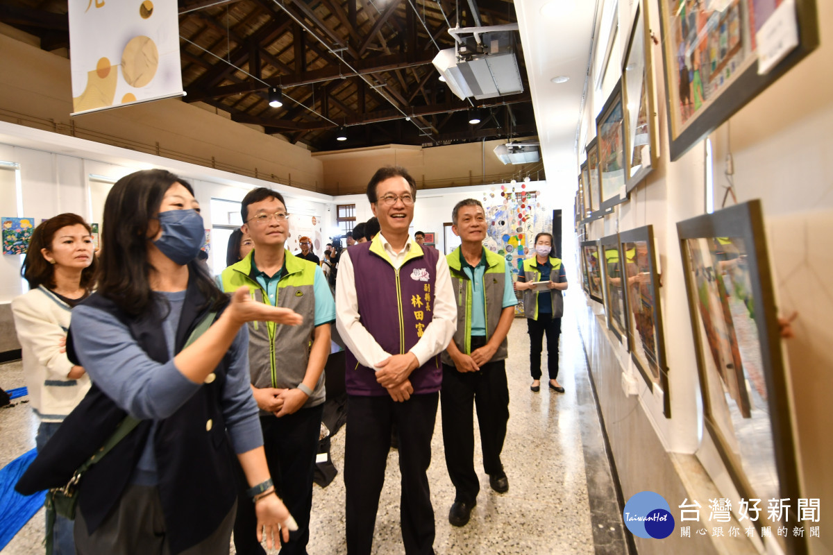 「吾線美好 拾光藝采」8校美術班連展。圖／彰化縣政府提供