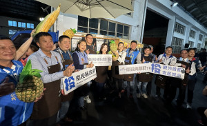 南投茶葉銷往大陸舉辦記者會。（記者扶小萍攝）