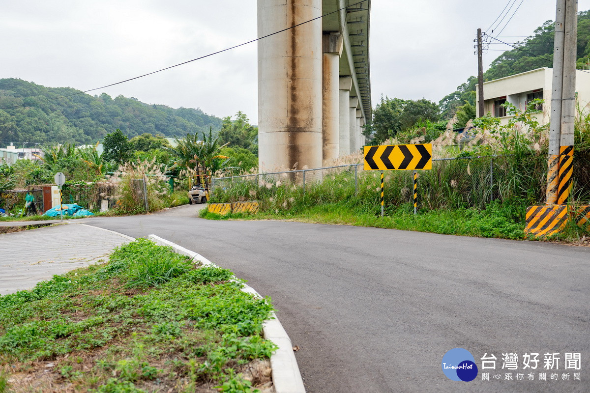 赤塗路新闢道路開工動土，兼具交通與休憩功能預計113年底竣工。