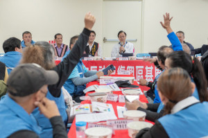 張市長與復興區里長座談。