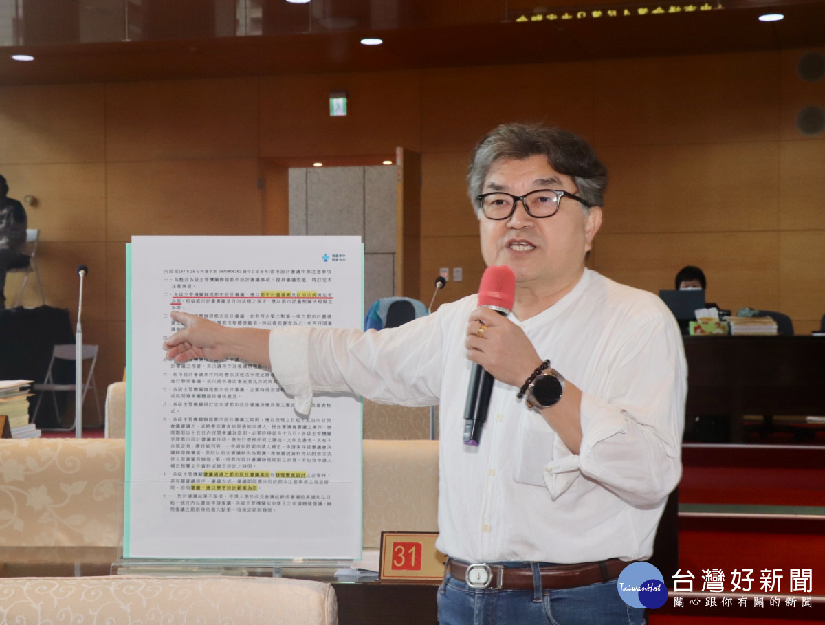 以「共享車位」卡開發案？李中議員砲打交通局都審委員
