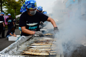 ▲2023大海開吃前鎮漁港場次-烤秋刀魚體驗示意圖。