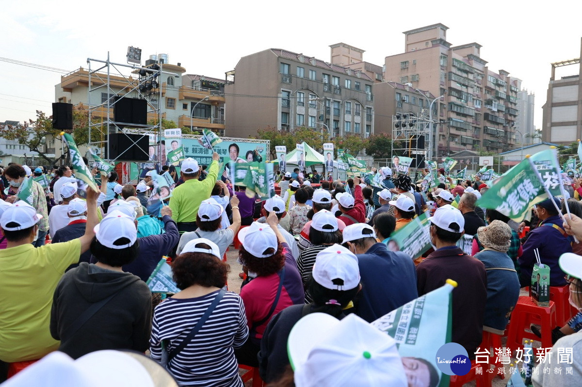 桃園市第4選區立法委員候選人范綱祥成立競選總部。